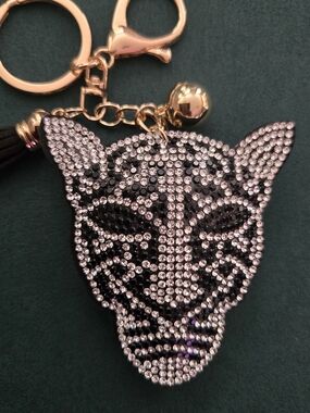 Crystal 🐆Panther Bag Charm /Keychain 🐆NWT